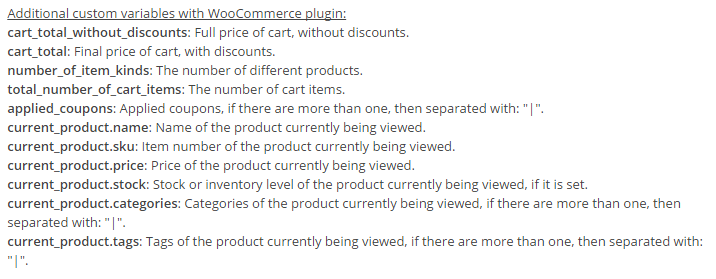 WooCommerce plugin