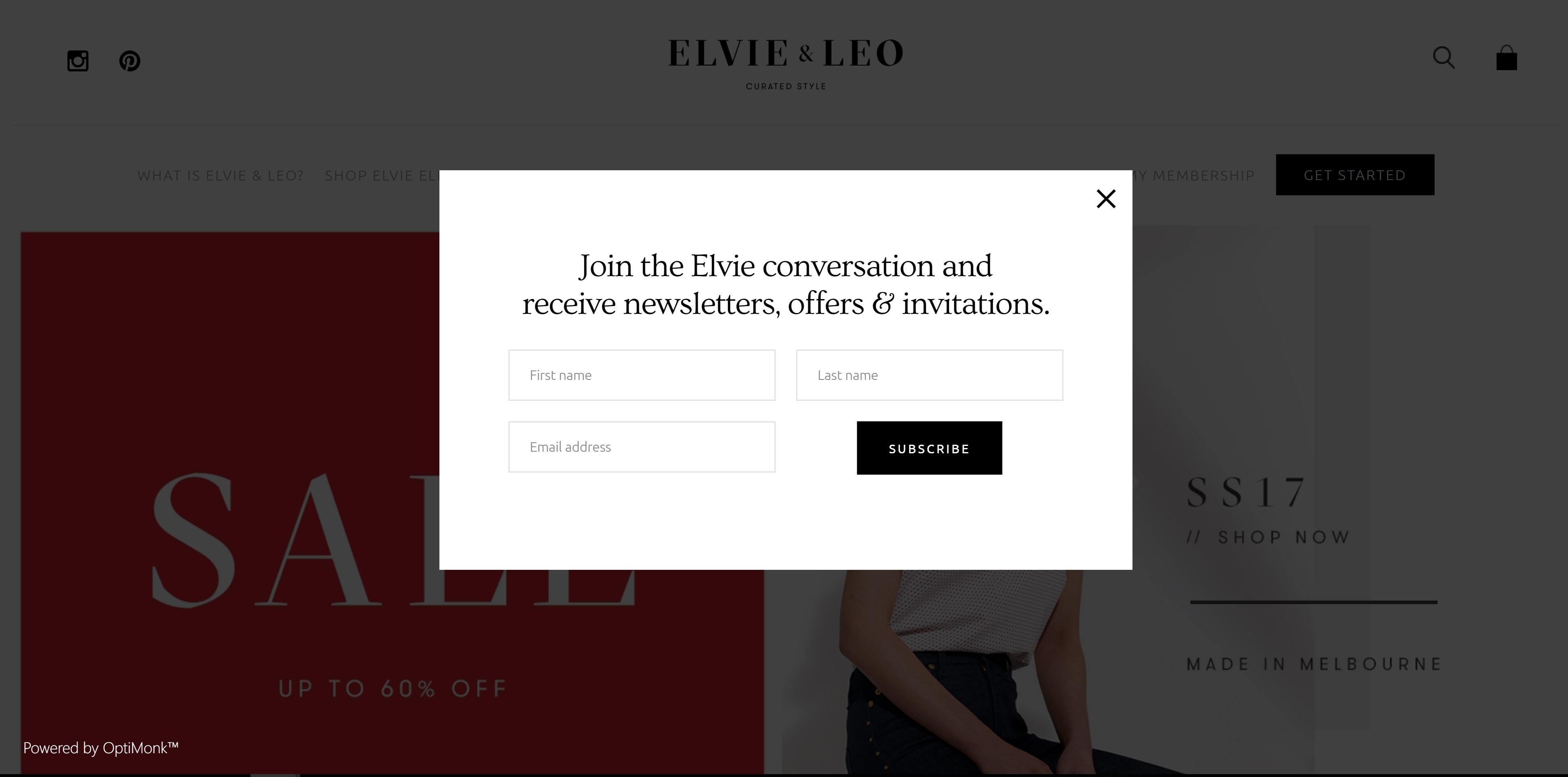 Elvie & Leo popup