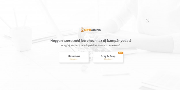 OptiMonk új editor