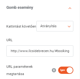 Megtartható URL paraméterek