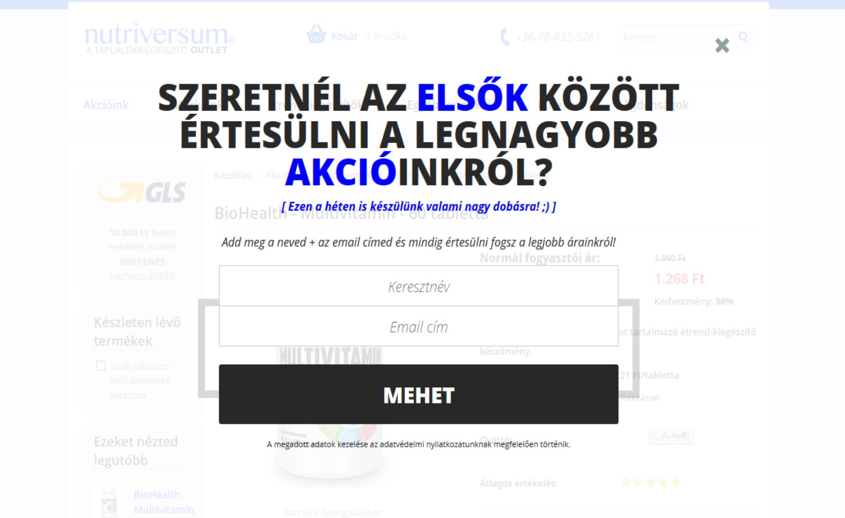 E-mail és Messenger feliratkozók gyűjtése blogon