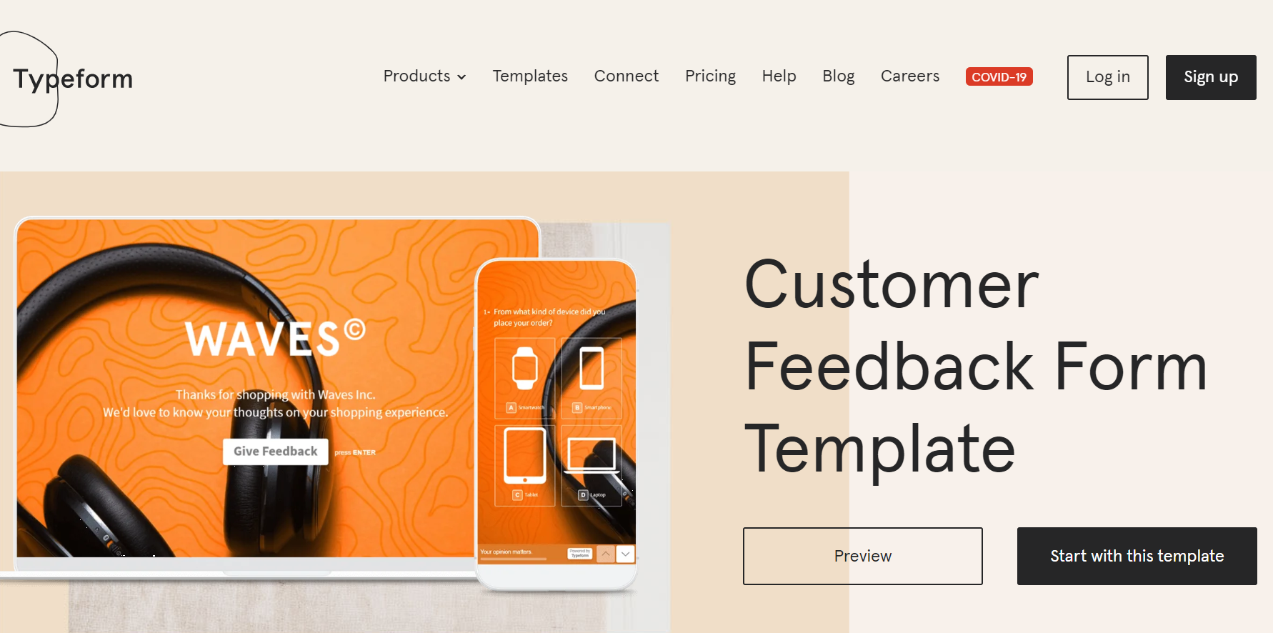 customer feedback tools typeform