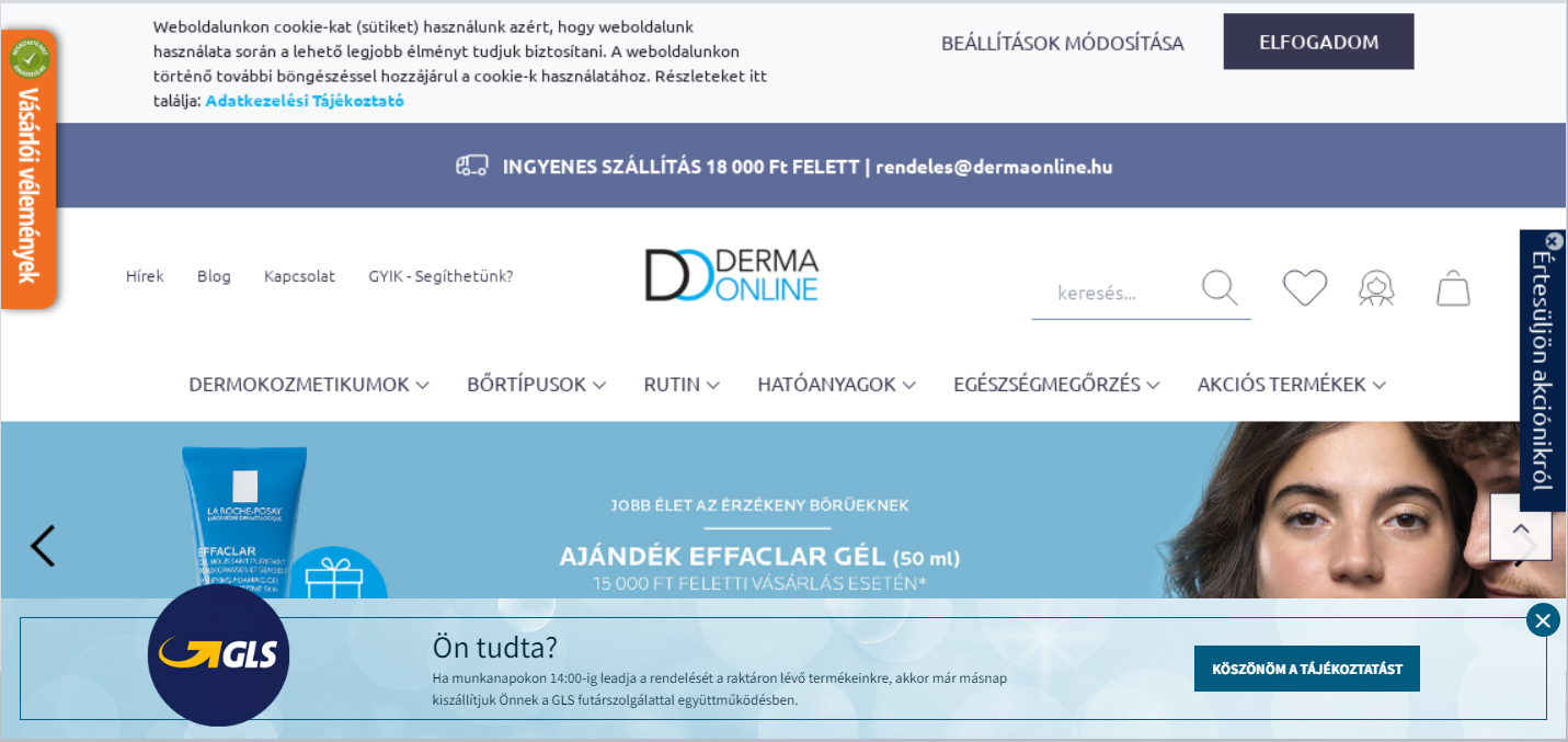 Dermaonline sticky bar